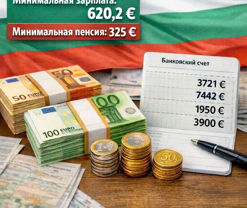 Минимальная зарплата и пенсия в 2026 году