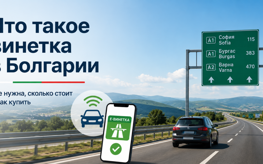 Что такое винетка в Болгарии и зачем она нужна