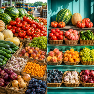 🔥🛒 Между биржей и магазином цена овощей и фруктов почти удвоилась! 🍅🍑🍉
