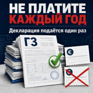 💸 С вас каждый год берут деньги за «нулевую отчётность» болгарской фирмы?