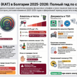 Штрафы для водителей в Болгарии в 2026 году